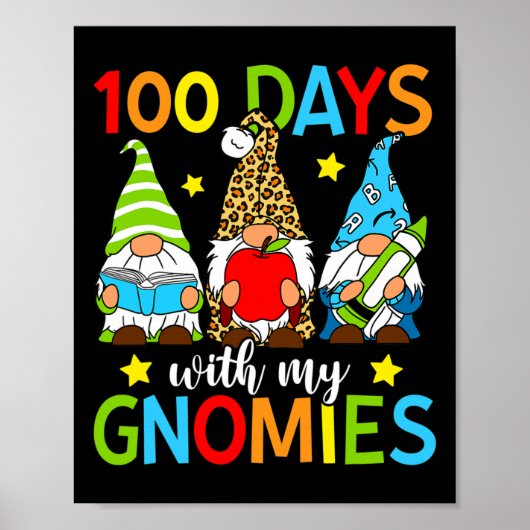 100日と私のGnomies格言100日の学校 ポスター (正面)