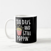 100日とStill Poppin Popcorn Kids 100日目 コーヒーマグカップ (左)