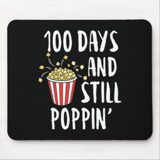 100日とStill Poppin Popcorn Kids 100日目 マウスパッド