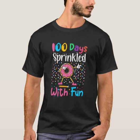 100日におもしろい100日の茶を振りかけ Tシャツ (正面)