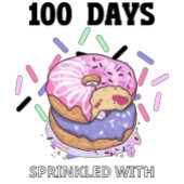 100日におもしろいTシャツを振りかけたもの Tシャツ