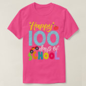 100日のおもしろい子供のギフト戻るShcool Tシャツ (デザイン正面)