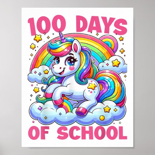 100日のための学校ガールキッズ先生100th ポスター (正面)