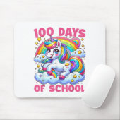 100日のための学校ガールキッズ先生100th マウスパッド (マウス)