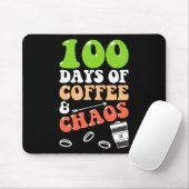 100日のコーヒーとカオス100th Day School Teac マウスパッド (マウス)