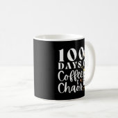 100日のコーヒーとカオス コーヒーマグカップ (正面右)