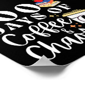 100日のコーヒーとカオス ポスター (角)