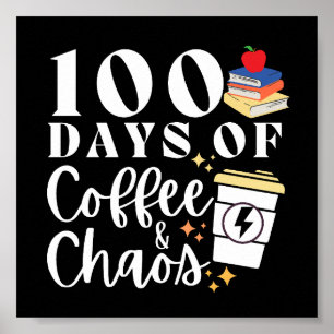 100日のコーヒーとカオス ポスター