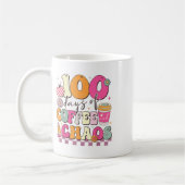 100日のコーヒーと混乱学校の100日目 コーヒーマグカップ (左)