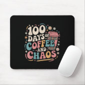 100日のコーヒーカオスシャツ100日目 マウスパッド (マウス)