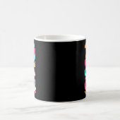 100日のコーヒー&amp；カオス先生レトロ10 コーヒーマグカップ (中央)
