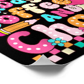 100日のコーヒー&;カオス先生レトロ10 ポスター (角)