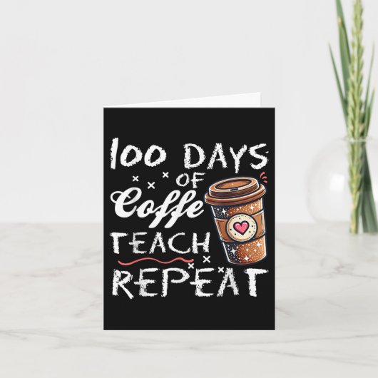 100日のコーヒ教えーリピーター100日学校 カード (正面)