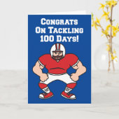 100日のサッカー カード (黄色い花)