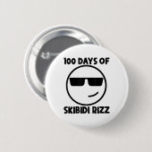 100日のスキビおもしろいディクールリズ 缶バッジ (正面&裏面)