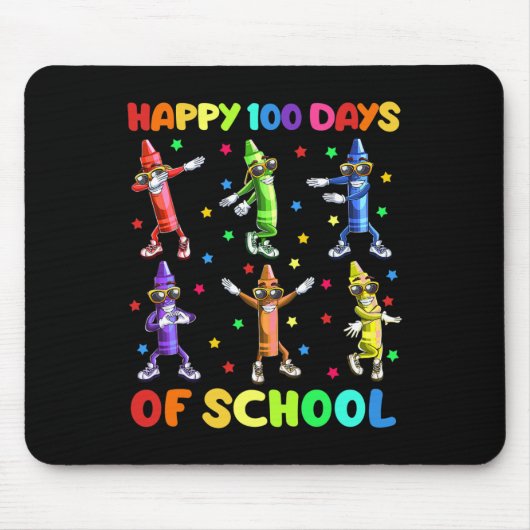 100日のスクレイヨン踊り100th Day Schooo マウスパッド (正面)