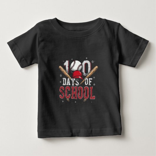 100日のスポーツ愛好家 ベビーTシャツ (正面)