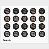 100日のテクノロジ100Th Day Of School For Tec ラウンドシール (シート)