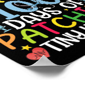 100日のパッチ適用の小さな人間ナース100日目 ポスター (角)