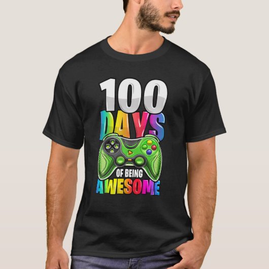 100日のビデオゲー素晴らしムコントローラGa Tシャツ (正面)