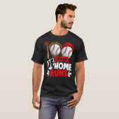 100日のホーム走野球100日の学校 Tシャツ (正面フル)