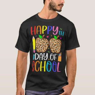 100日のユキヒョウ先生と学生 Tシャツ