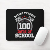 100日のレーシングスクールレースカー100D マウスパッド (マウス)