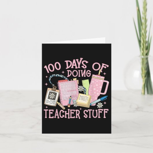 100日の先生物100日目 カード (正面)