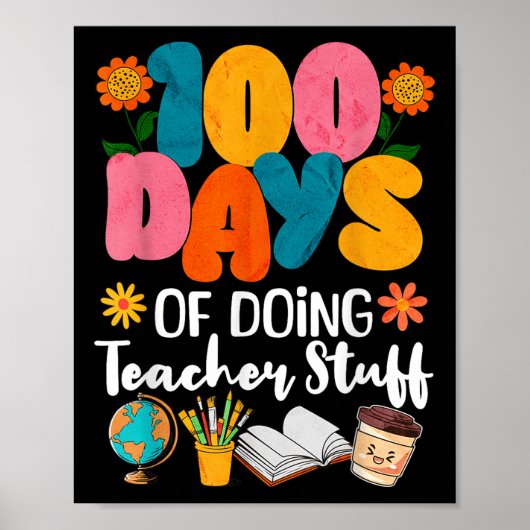100日の先生物100日目 ポスター (正面)