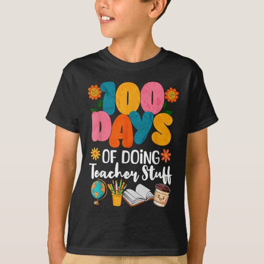 100日の先生物100日目 Tシャツ (正面)