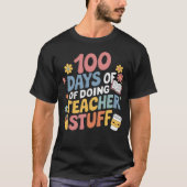 100日の先生物100th Day Of Schoo Tシャツ (正面)