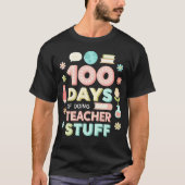 100日の先生物100th Day Of Schoo Tシャツ (正面)