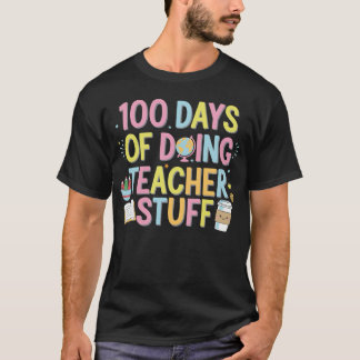 100日の先生物100th Day Of Schoo Tシャツ