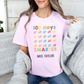 100日の可愛いカラフル先生 Tシャツ