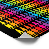 100日の女の子のためのクレヨンSの100th Day ポスター (角)