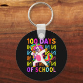 100日の女子学生ユニコーン恋人 キーホルダー (正面)