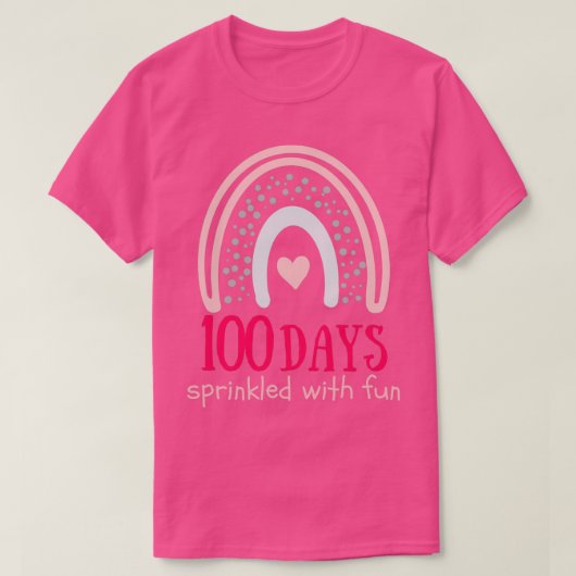 100日の女子校生デザイン1 Tシャツ (デザイン正面)
