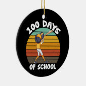 100日の子ども100日目の野球 セラミックオーナメント (右)