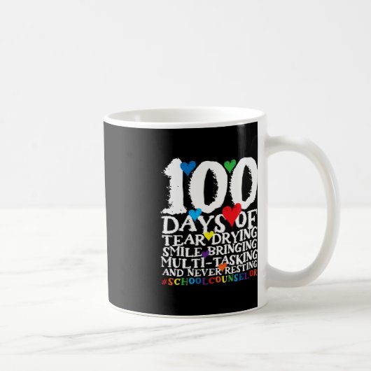 100日の学校かわいいカウンセラー コーヒーマグカップ (右)