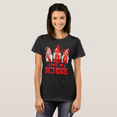 100日の学校かわいい格言バーチャル学Te Tシャツ (正面フル)