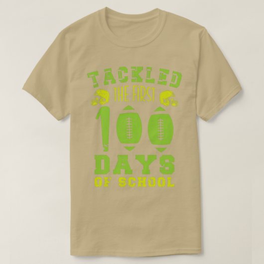 100日の学校がSの最初の100日に取り組む Tシャツ (デザイン正面)