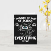 100日の学校だ素晴らしよ私は素晴らしEverthing Is カード (黄色い花)