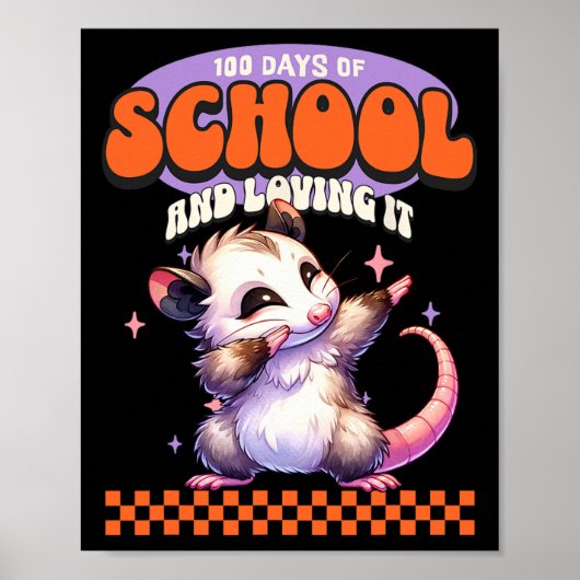100日の学校とそれがOpossumを愛して ポスター (正面)