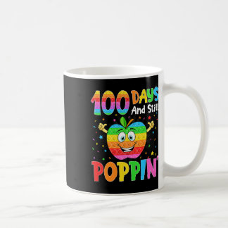100日の学校とスティルポピン100日目ポップ・アートの コーヒーマグカップ