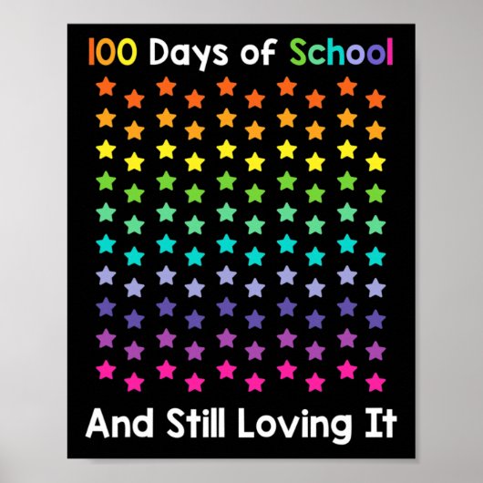 100日の学校と愛し続ける幸せ100th ポスター (正面)