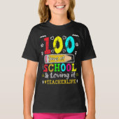 100日の学校と愛 Tシャツ (正面)