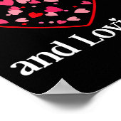 100日の学校とIt学生の先生 ポスター (角)