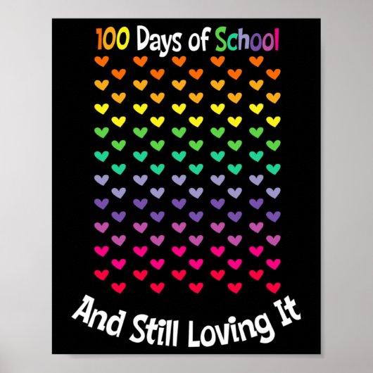 100日の学校とIt学生を愛し続けるTe ポスター (正面)