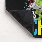 100日の学校のおもしろいTレックス恐竜に急増 マウスパッド (コーナー)