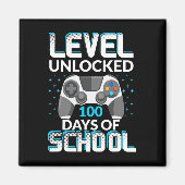 100日の学校のアンロックされたゲーマーNerdyチーム マグネット (正面)